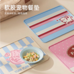 寵物用餐硅膠墊子防污防漏耐髒免洗貓咪喫飯防濺防水加厚專用餐墊 1
