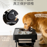 狗碗護頸狗盆狗狗飯盆喫飯桌寵物碗架子防打翻不鏽鋼加高架大型犬 2