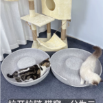 貓窩甜甜圈四季通用貓隧道玩具兔子鑽洞輪胎貓洞夏季保暖躲避貓屋 3