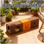 貓隧道迷宮鑽洞貓咪自嗨解悶神器四季通用貓窩躲避屋貓貓丰容玩具 3