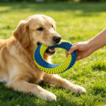 寵物狗狗繩結玩具拉環飛盤狗專用耐玩磨牙柯基中型犬訓犬互動啃咬 2