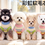 狗狗衣服秋冬加厚復古保暖毛衣比熊雪納瑞軟糯針織寵物 1