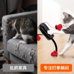 貓咪拳擊玩具立式吸盤沙袋自嗨解悶互動逗貓寵物玩具 3
