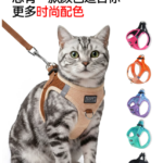 貓咪牽引繩遛貓繩幼小貓胸背緬因德文防掙脫外出專用背心式貓揹帶 4
