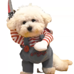 狗狗拿刀衣服搞怪搞笑貓咪泰迪柯基比熊博美柴犬寵物萬聖節變身裝 4