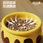 寵物慢食碗狗碗304不鏽鋼狗狗盆加高腳架防噎碗狗食盆小中大型犬 4