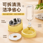 寵物碗貓碗狗盆狗碗貓盆貓糧狗糧貓咪水碗一體不鏽鋼寵物用品自動 4